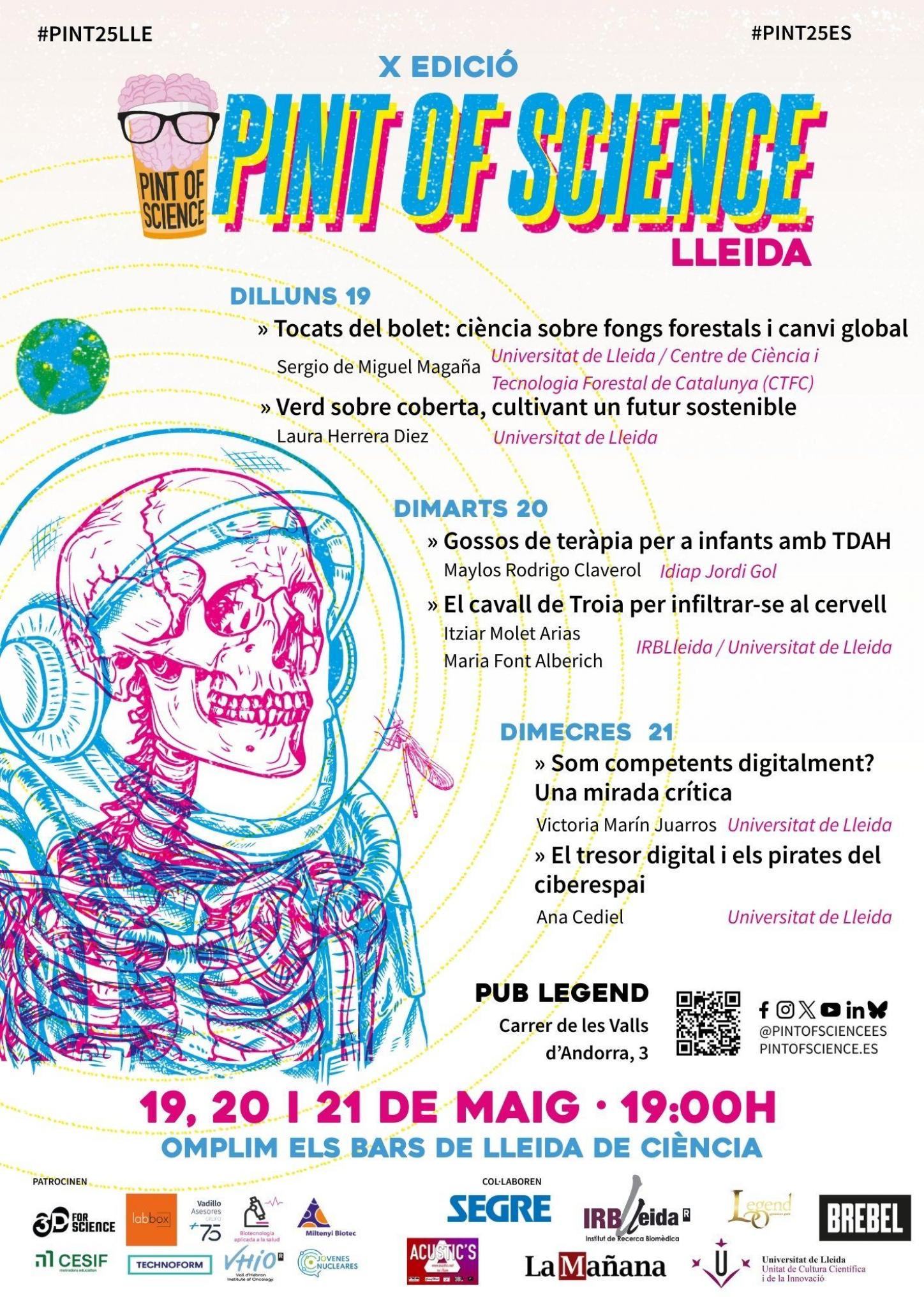 Pint_of_Science_Lleida 2025_cartell